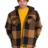 Chaqueta Hombre Hooded Flannel Negro Cat