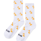 Medias Hombre Aop Crew Sock Blanco Cat