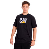 Remera Unisex Cat Logo Tee Negro Cat