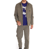 Chaqueta Hombre Snap Front Coach Jac Verde Cat