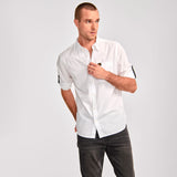 Camisa Hombre Fndtn Convertible Ls Blanco Cat