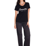 Remera Mujer Caterpillar Metallic Negro Cat