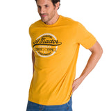 Remera Hombre Historic Original Tr Amarillo Cat