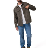 Chaqueta Hombre Twill Overshirt Verde Cat