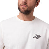 Remera Hombre Western Urban Graphi Beige Cat