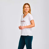 Remera Mujer Caterpillar Script V Blanco Cat