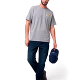 Remera Hombre Sales And Service Gr Gris Cat
