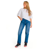 Remera Mujer Oversize Graphic Tee Blanco Cat