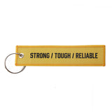 Llavero Unisex Woven Key Hanger Amarillo Cat