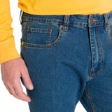 Jeans Hombre Triblend Stretch Den Gris Cat