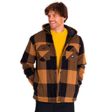 Chaqueta Hombre Hooded Flannel Negro Cat