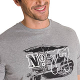 Remera Hombre Heritage No 77 Tee Gris Cat