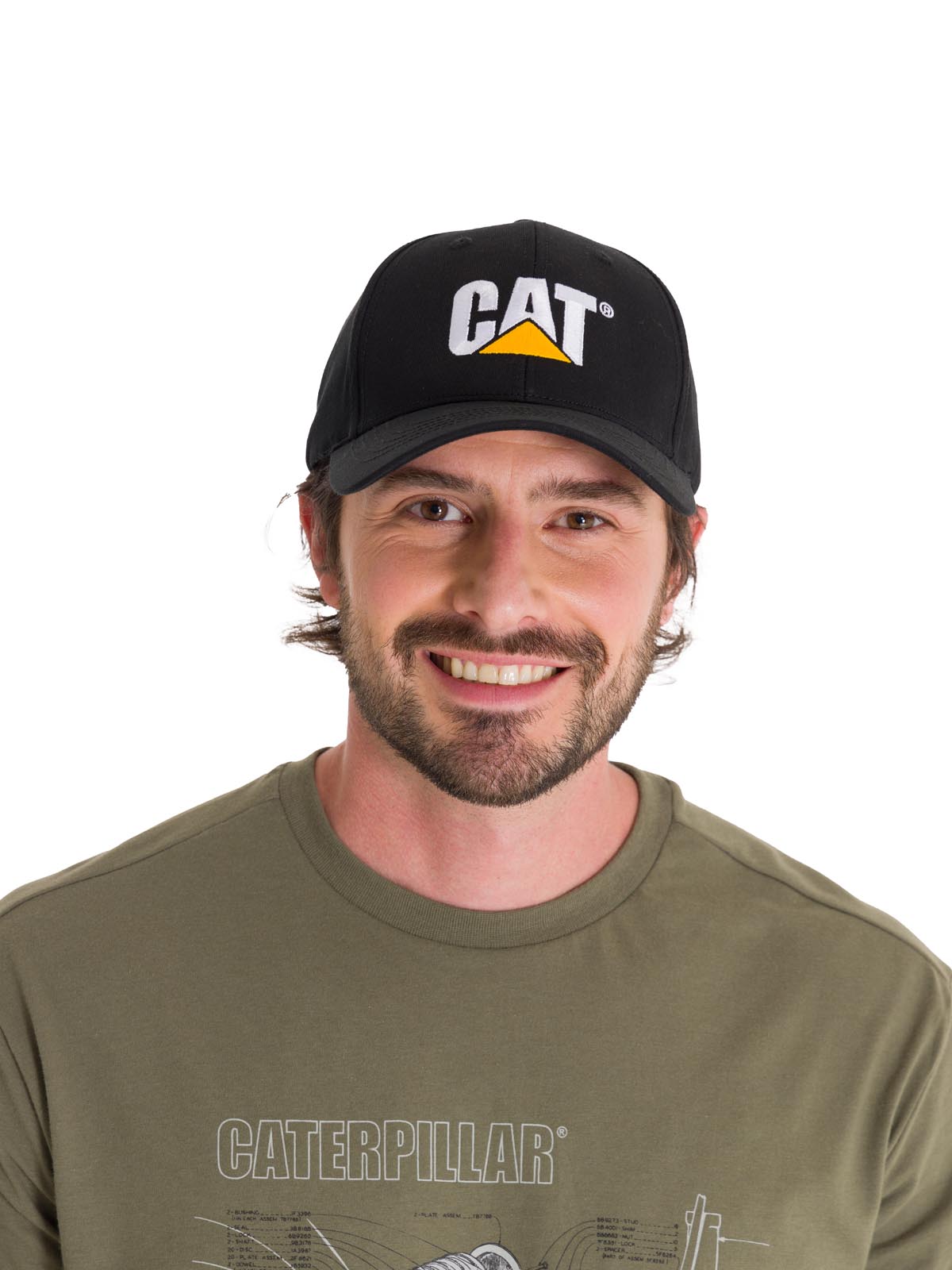 Gorro Hombre Cat Logo  Hat Negro Cat