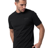 Remera Hombre Heritage Peoria Grap Negro Cat