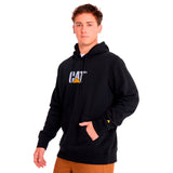 Buzo Unisex Fleece Cat Logo Pull Negro Cat