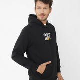 Buzo Unisex Fleece Cat Logo Pull Negro Cat