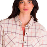Remera Manga Larga Mujer Flannel Relaxed L/S Beige Cat