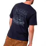 Remera Hombre Heritage Graphic Tee Azul Cat