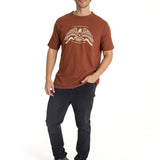 Remera Hombre Heavyweight Roam Fre Marron Cat