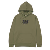 Buzo Hombre Fleece Cat Logo Pull Verde Cat