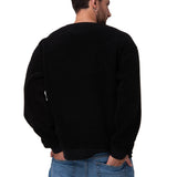 Buzo Hombre Sherpa Crewneck Negro Cat