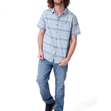 Camisa Manga Corta Hombre Chambray Plaid Short Cat
