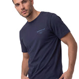 Remera Hombre Heritage Peoria Grap Azul Cat