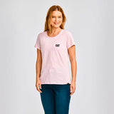 Remera Mujer Cat Logo Tee Violeta Cat