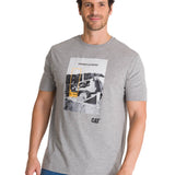 Remera Hombre Everyday Workwear Gr Gris Cat