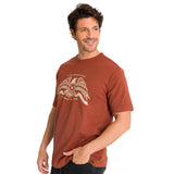 Remera Hombre Heavyweight Roam Fre Marron Cat