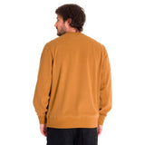 Buzo Unisex Caterpillar Logo Cre Marron Cat