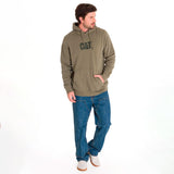 Buzo Unisex Fleece Cat Logo Pull Verde Cat