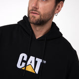 Buzo Unisex Fleece Cat Logo Pull Negro Cat