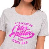 Remera Mujer Joyce Crop Tee Gris Cat