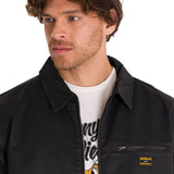 Chaqueta Hombre Waxed Chore Jacket Negro Cat