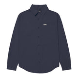 Camisa Hombre Convertible L/S Popl Azul Cat