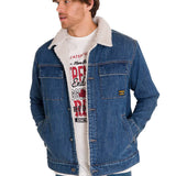 Chaqueta Unisex Denim Sherpa Lined W Gris Cat