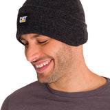 Gorro Unisex Cat Label Cuff Beani Negro Cat