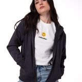 Buzo Mujer W Cat Patch Full Zip Negro Cat