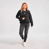 Chaqueta Mujer W Foundation Denim J Indigo Cat