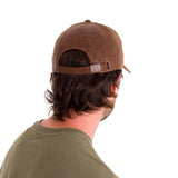 Gorro Hombre Faux Leather Hat Marron Cat