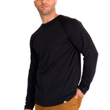 Remera Manga Larga Hombre Lightweight Cooling Negro Cat