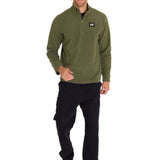 Polar Hombre Microfleece Qtr Zip Verde Cat