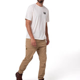 Pantalon Hombre Stretch Twill Utilit Beige Cat