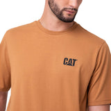 Remera Hombre Cat Small Logo Tee Marron Cat