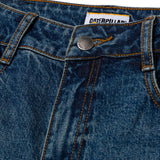 Jeans Mujer Denim Wide Leg Negro Cat