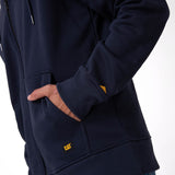 Buzo Hombre Fleece Cat Patch Ful Azul Cat
