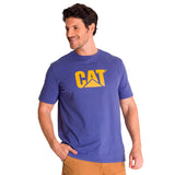 Remera Unisex Cat Logo Tee Azul Cat