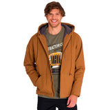 Chaqueta Hombre Hooded Sherpa Lined Marron Cat