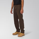 Jeans Hombre Rigid Denim Straight Marron Cat